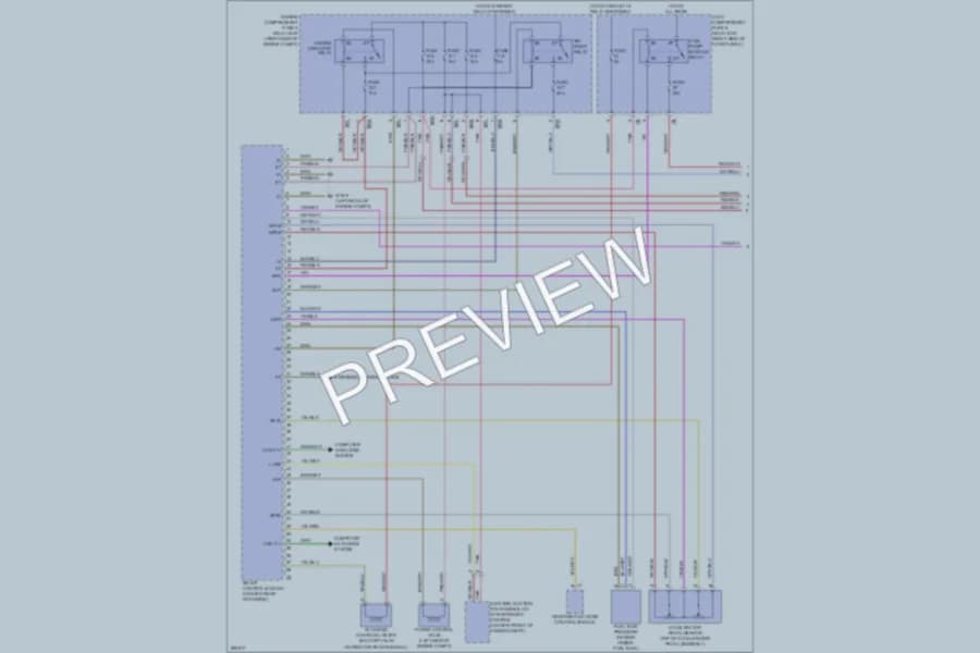 2008 MercedesBenz GL550 Engine Performance wiring diagram preview