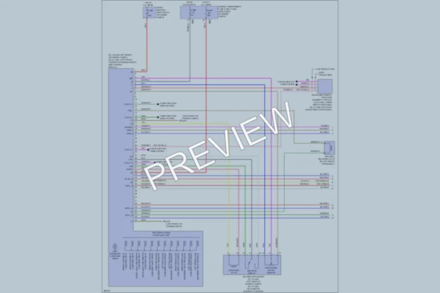 2008 MercedesBenz ML320CDI Anti Lock Brakes wiring diagram preview