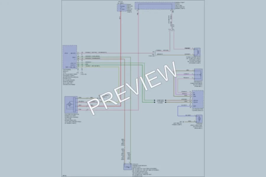 2008 MercedesBenz ML320CDI Cooling Fan wiring diagram preview