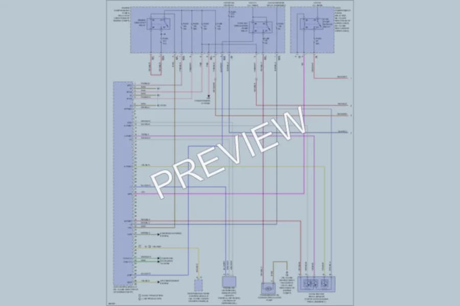 2008 MercedesBenz ML320CDI Engine Performance wiring diagram preview