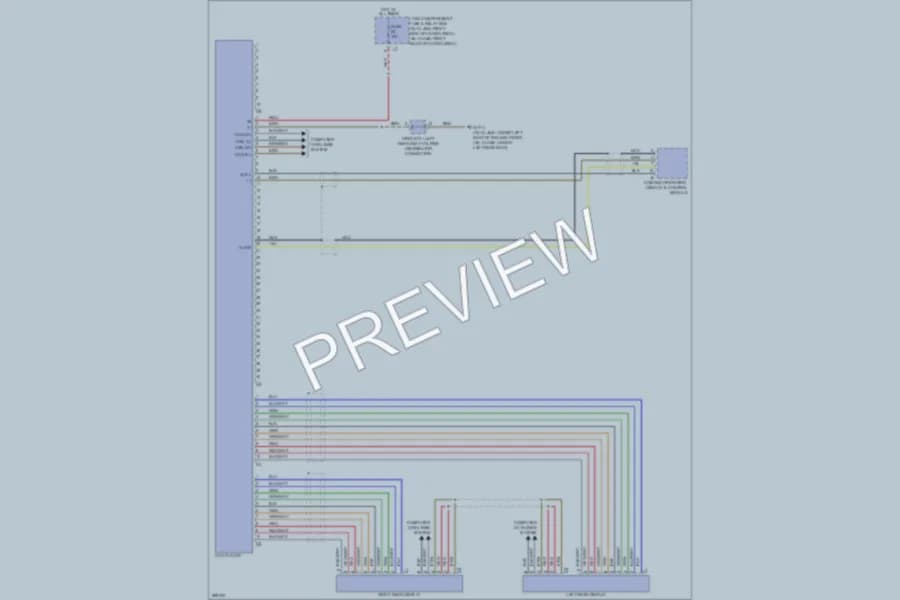 2008 MercedesBenz ML550 Radio wiring diagram preview