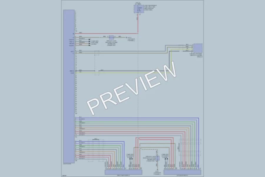 2008 MercedesBenz R320CDI Radio wiring diagram preview