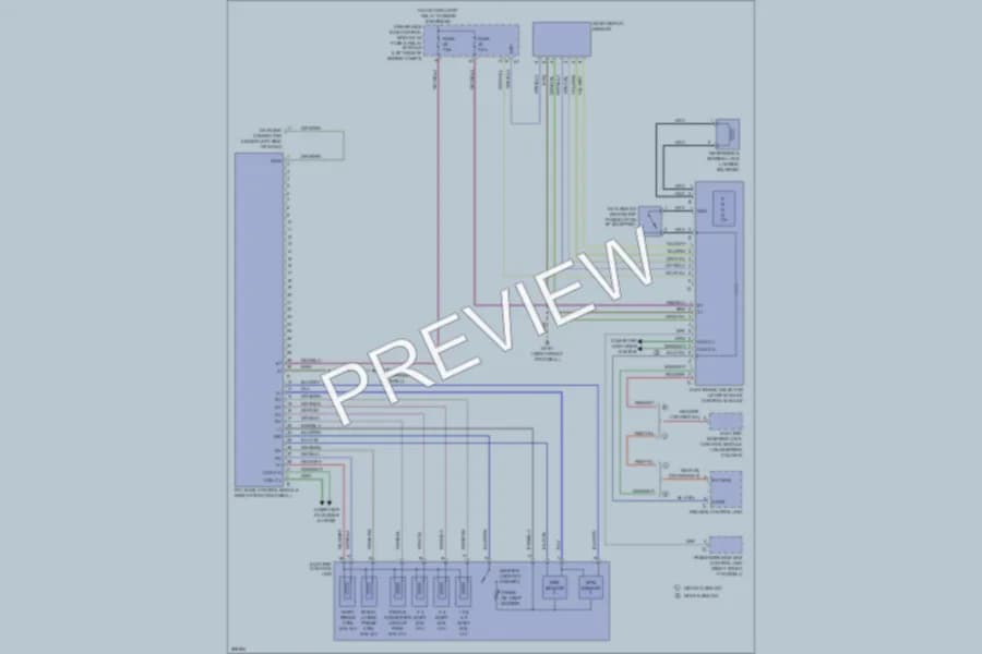 2008 MercedesBenz S550 Transmission wiring diagram preview
