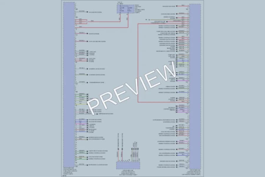 2008 MercedesBenz SLK280 Body Control Modules wiring diagram preview