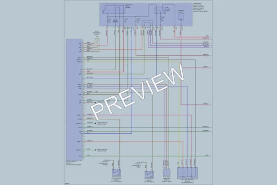 2008 MercedesBenz SLK350 Engine Performance wiring diagram preview