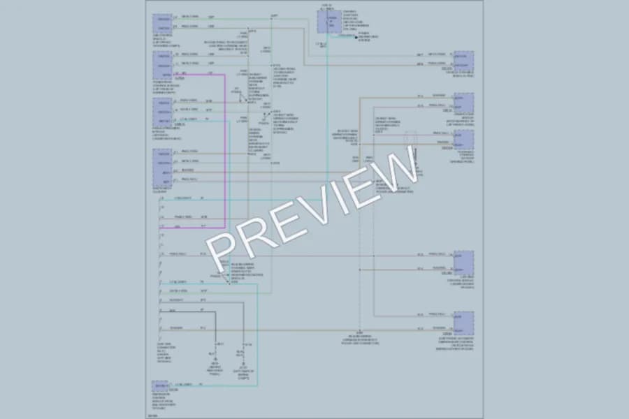 2008 Mercury GrandMarquis Computer Data Lines wiring diagram preview
