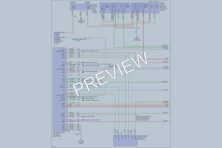 2008 Mercury GrandMarquis Engine Performance wiring diagram preview