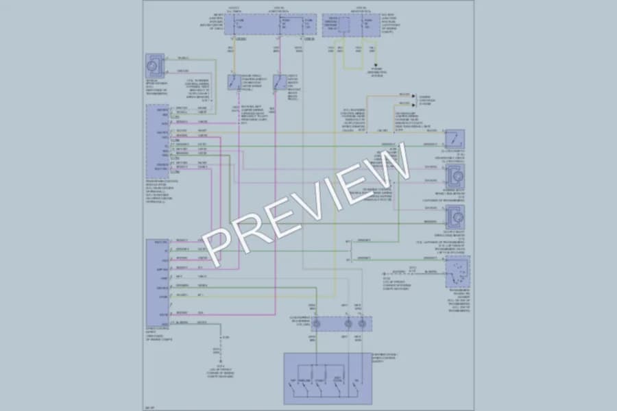 2008 Mercury Mariner Cruise Control wiring diagram preview