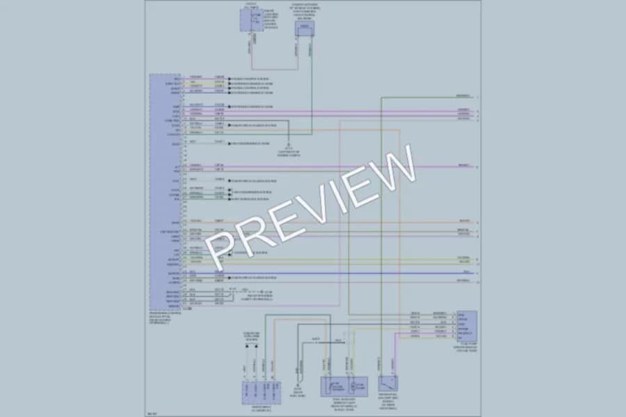 2008 Mercury Mariner Engine Performance wiring diagram preview