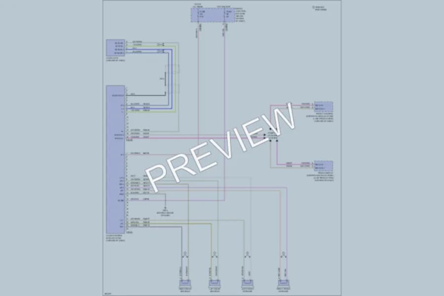 2008 Mercury MarinerHybrid Radio wiring diagram preview