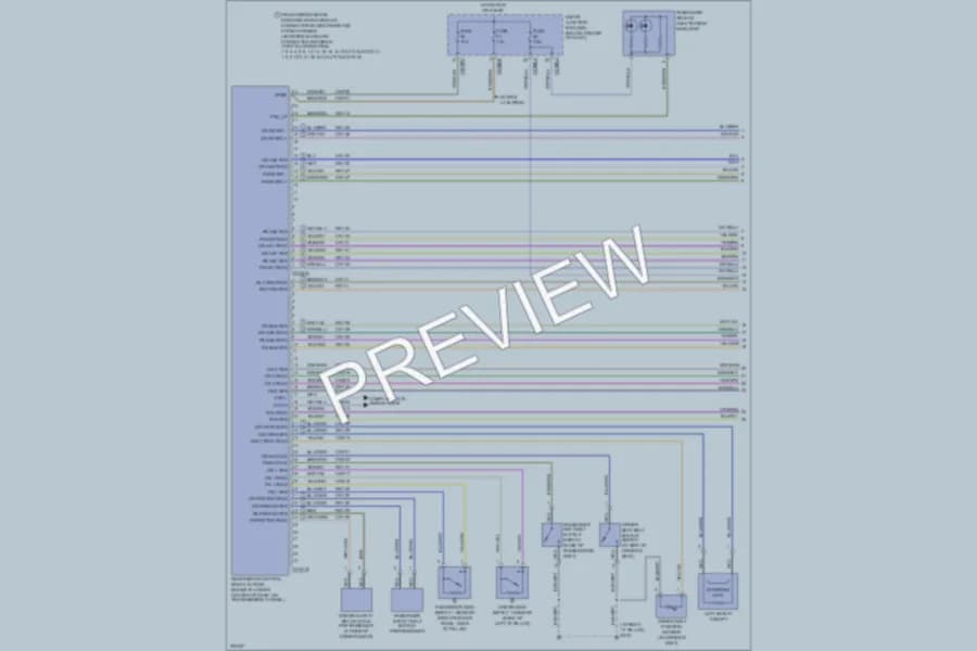 2008 Mercury MarinerHybrid Supplemental Restraints wiring diagram preview