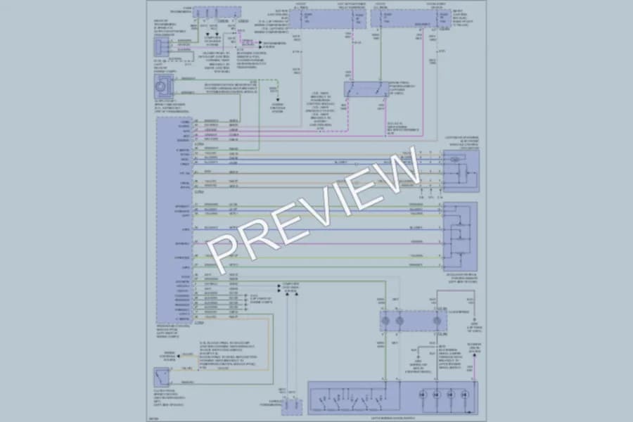 2008 Mercury Milan Cruise Control wiring diagram preview
