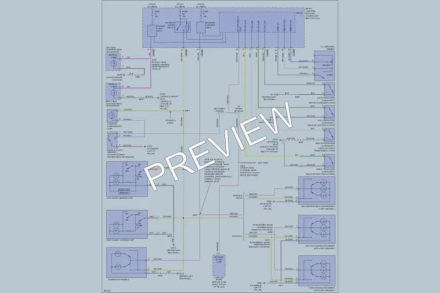 2008 Mercury Sable Interior Lights wiring diagram preview