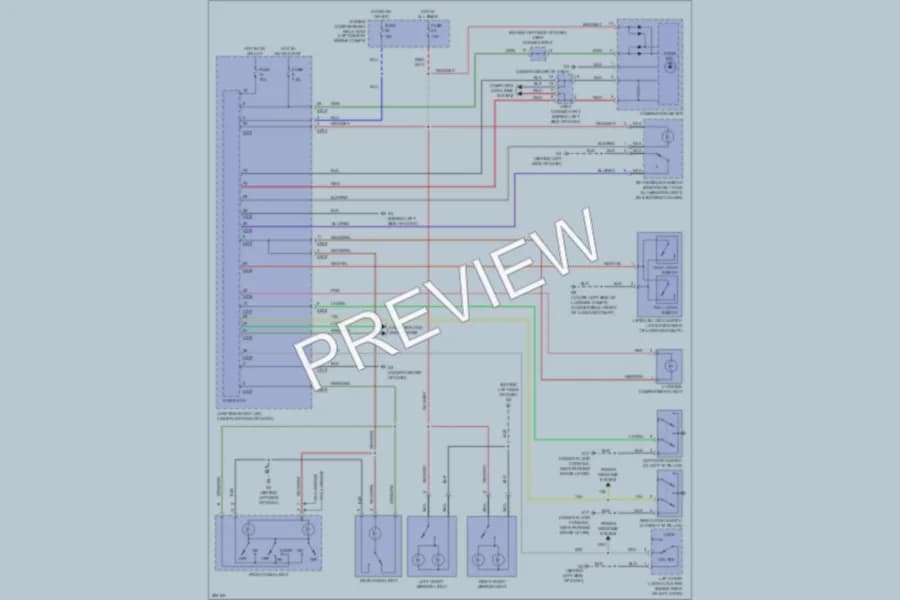 2008 Mitsubishi Eclipse Interior Lights wiring diagram preview