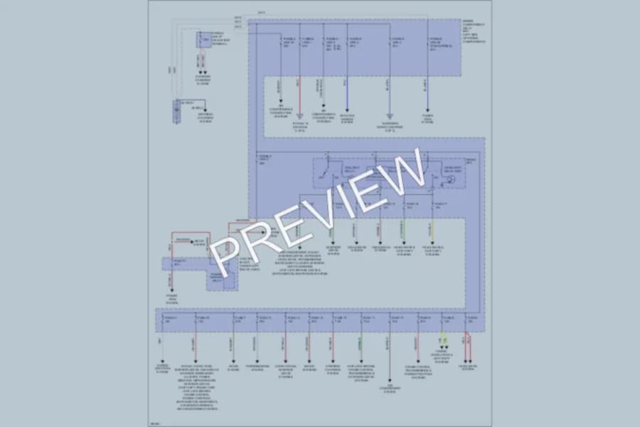 2008 Mitsubishi Eclipse Power Distribution wiring diagram preview