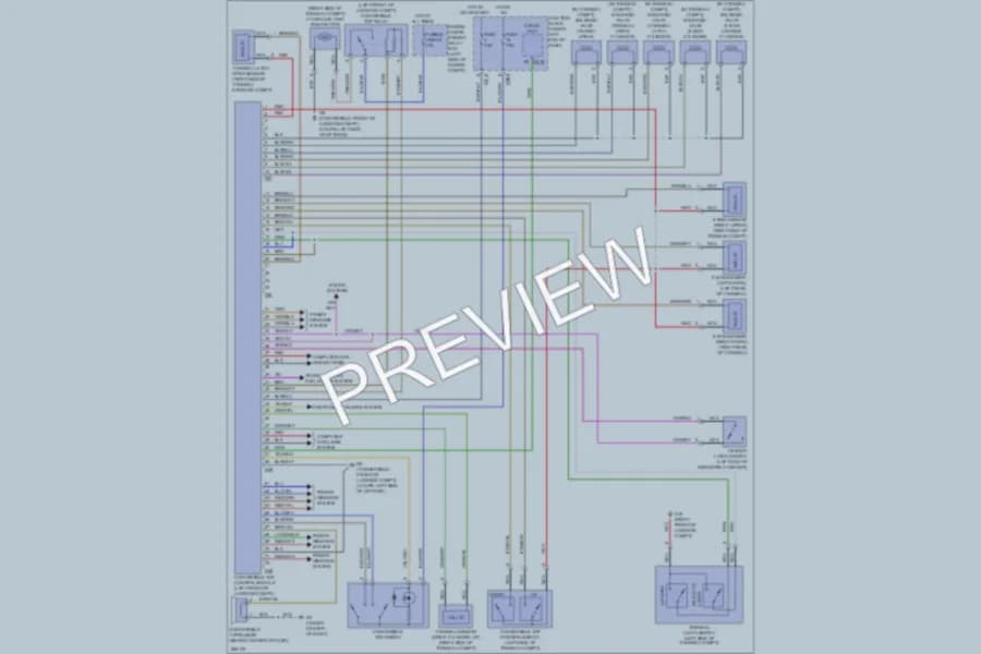 2008 Mitsubishi Eclipse Power Top Sunroof wiring diagram preview