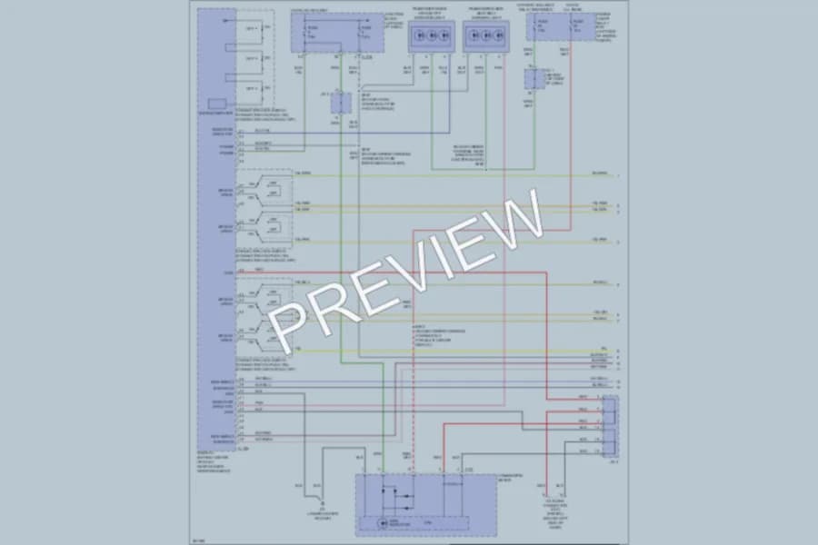 2008 Mitsubishi Eclipse Supplemental Restraints wiring diagram preview