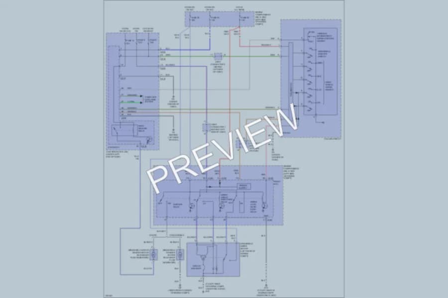 2008 Mitsubishi Eclipse Wiper Washer wiring diagram preview
