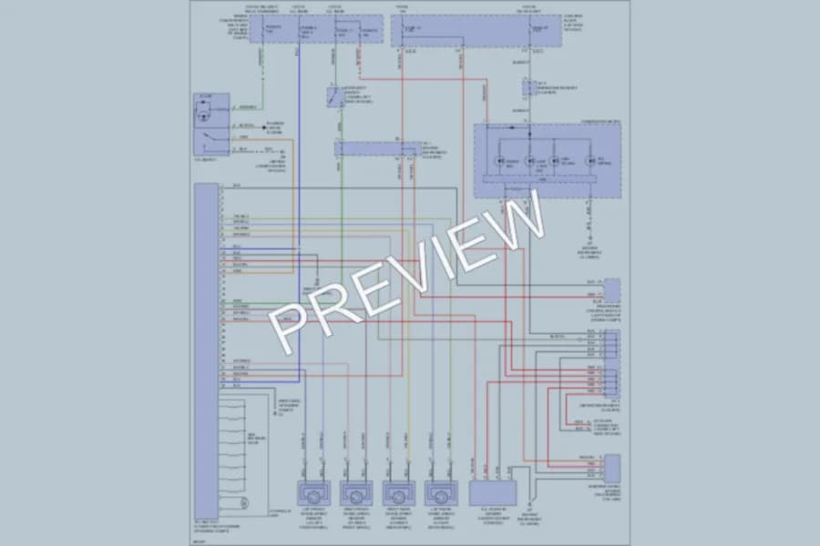 2008 Mitsubishi Endeavor Anti Lock Brakes wiring diagram preview