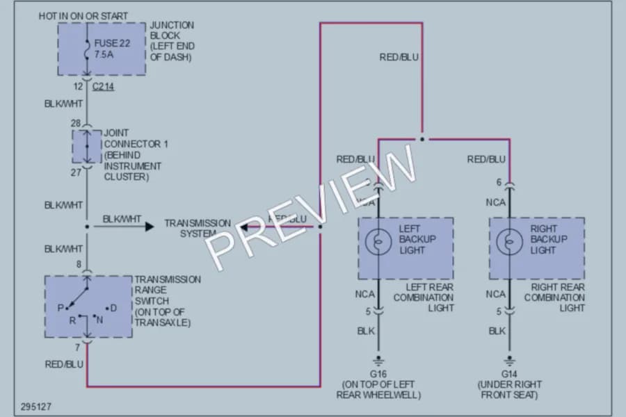 2008 Mitsubishi Endeavor Exterior Lights wiring diagram preview