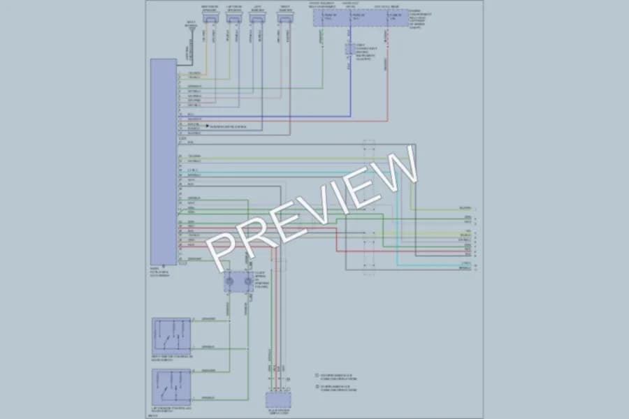 2008 Mitsubishi Endeavor Radio wiring diagram preview