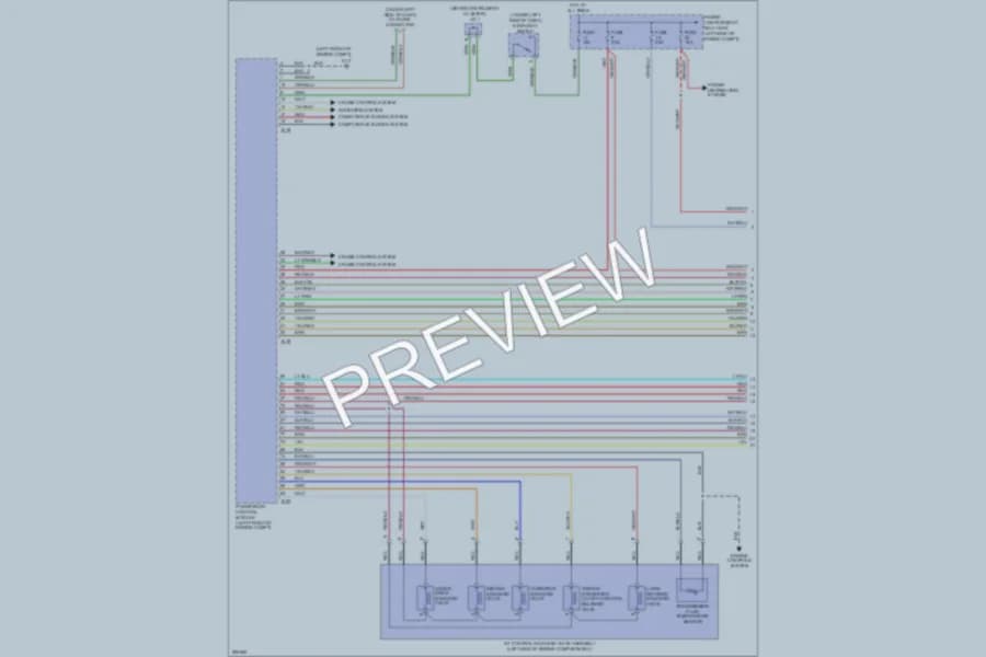 2008 Mitsubishi Endeavor Transmission wiring diagram preview