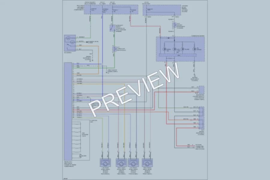 2008 Mitsubishi Galant Anti Lock Brakes wiring diagram preview