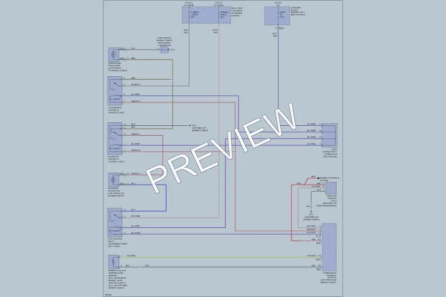 2008 Mitsubishi Galant Cooling Fan wiring diagram preview
