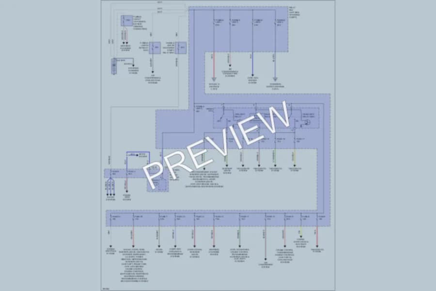 2008 Mitsubishi Galant Power Distribution wiring diagram preview