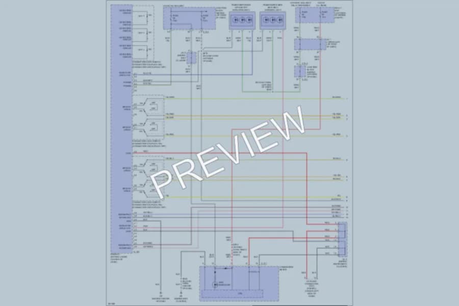 2008 Mitsubishi Galant Supplemental Restraints wiring diagram preview