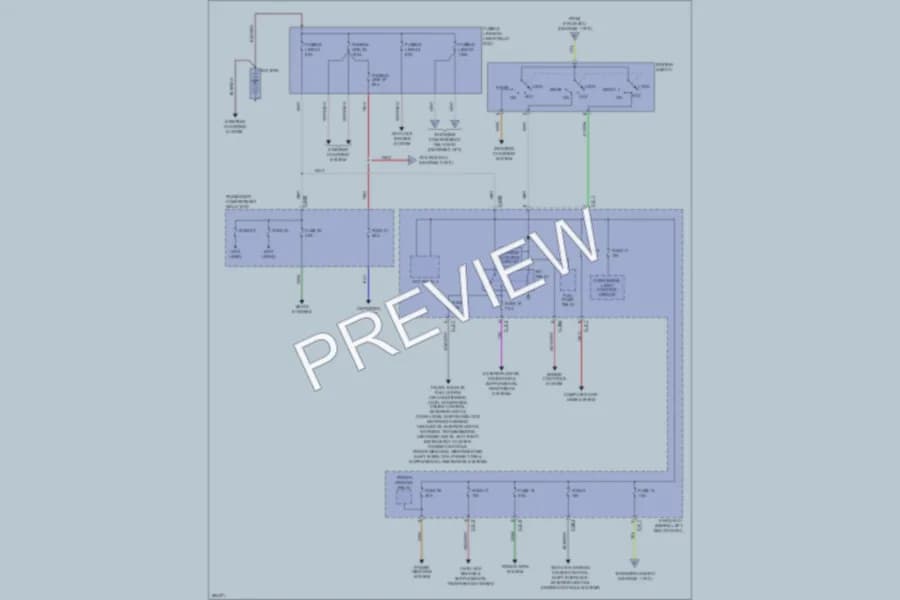 2008 Mitsubishi Lancer Power Distribution wiring diagram preview