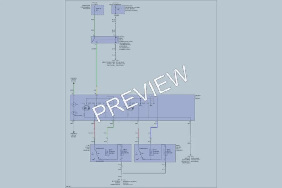 2008 Mitsubishi LancerEvolution Power Seats wiring diagram preview