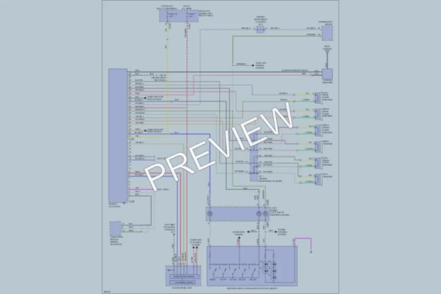 2008 Mitsubishi LancerEvolution Radio wiring diagram preview