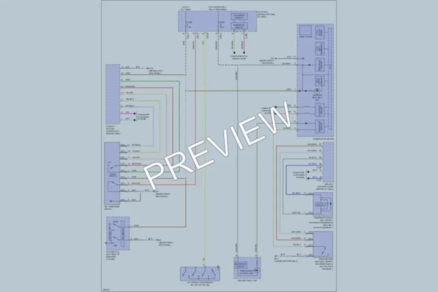 2008 Mitsubishi LancerEvolution Warning Systems wiring diagram preview