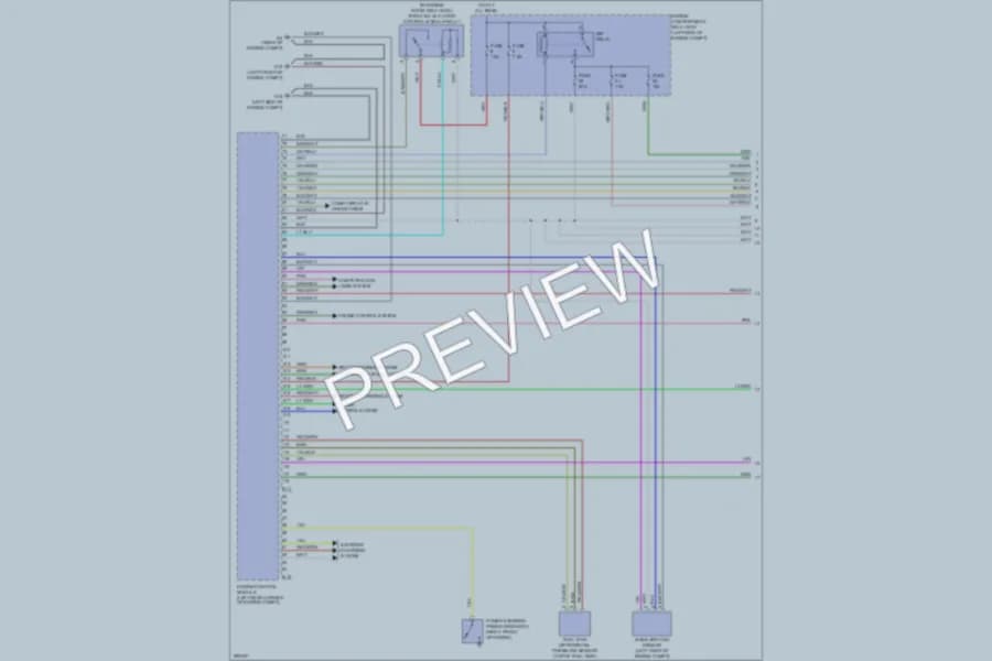 2008 Mitsubishi Outlander Engine Performance wiring diagram preview