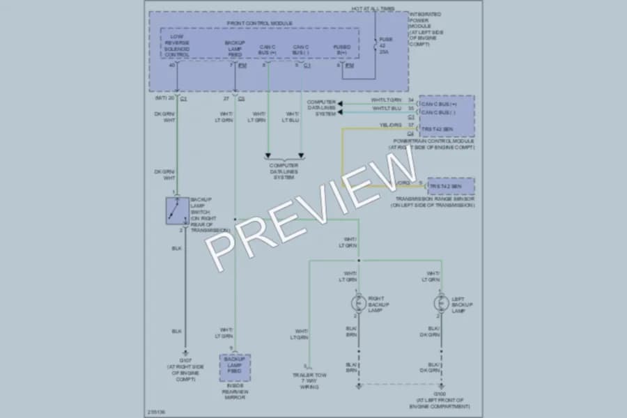 2008 Mitsubishi Raider Exterior Lights wiring diagram preview