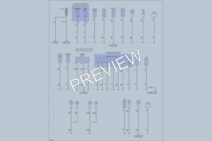 2008 Mitsubishi Raider Ground Distribution wiring diagram preview