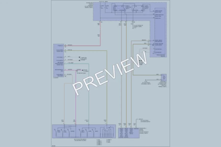 2008 Mitsubishi Raider Wiper Washer wiring diagram preview
