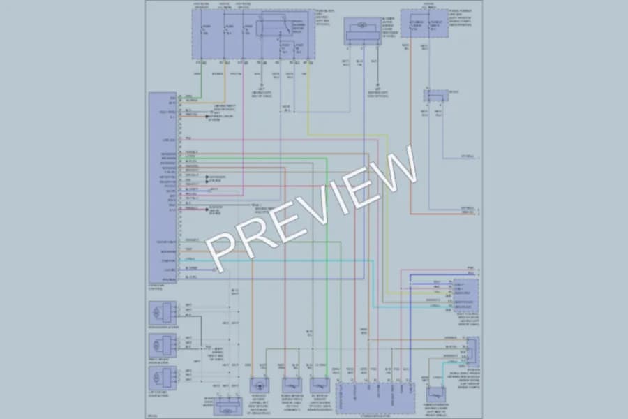 2008 Nissan Altima Air Conditioning wiring diagram preview