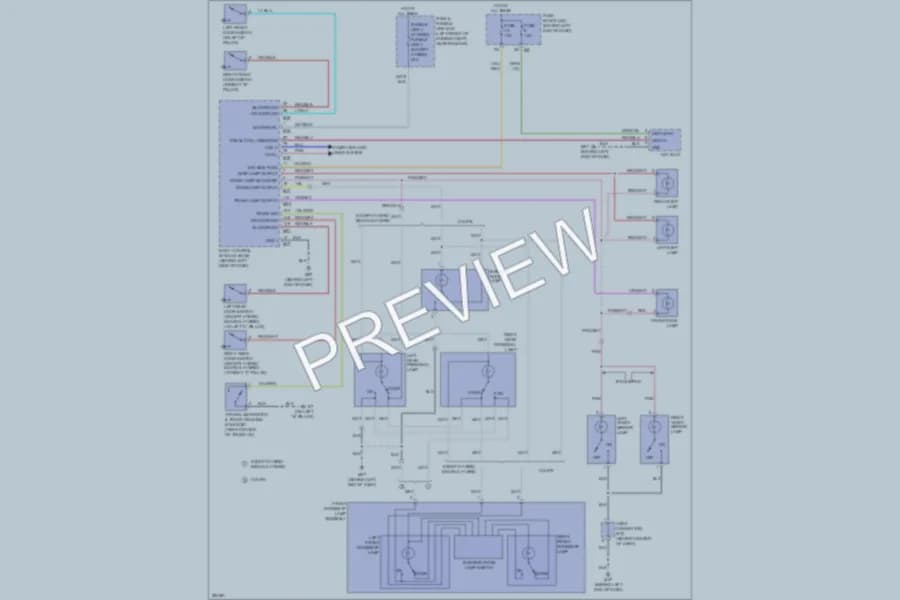 2008 Nissan Altima Interior Lights wiring diagram preview