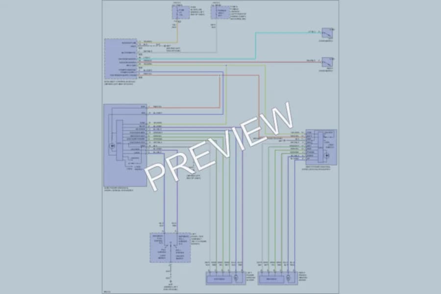 2008 Nissan Altima Power Windows wiring diagram preview
