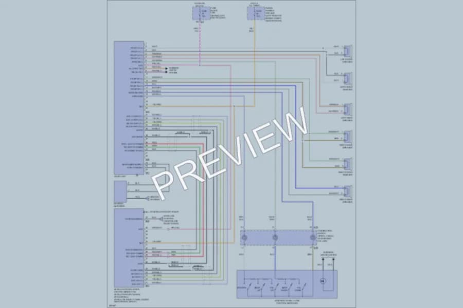 2008 Nissan Altima Radio wiring diagram preview