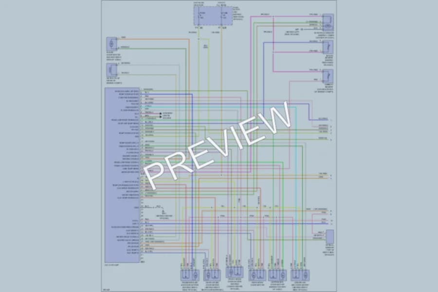 2008 Nissan Armada Air Conditioning wiring diagram preview