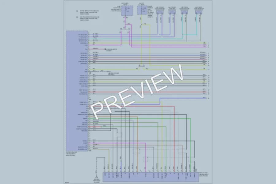 2008 Nissan Armada Radio wiring diagram preview