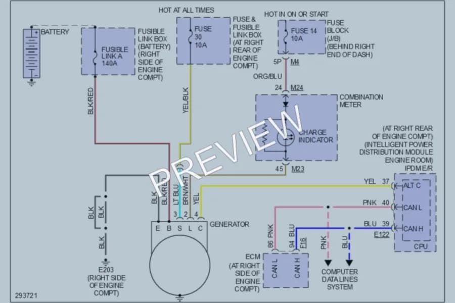 2008 Nissan Armada Starting Charging wiring diagram preview