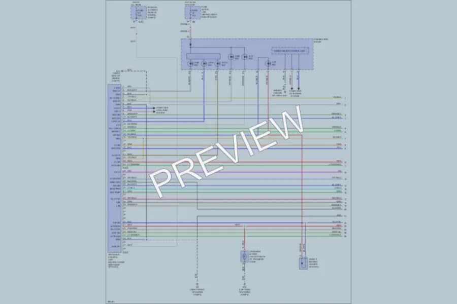 2008 Nissan Armada Transmission wiring diagram preview
