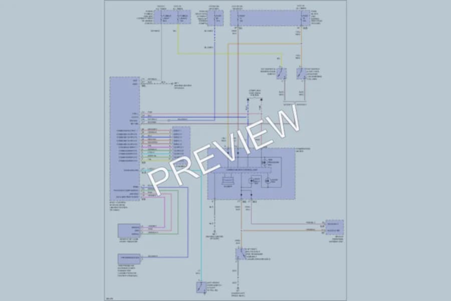 2008 Nissan Armada Warning Systems wiring diagram preview