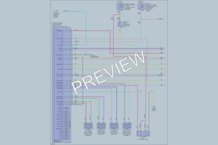 2008 Nissan Frontier Anti Lock Brakes wiring diagram preview