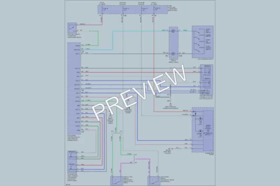 2008 Nissan Frontier Cruise Control wiring diagram preview