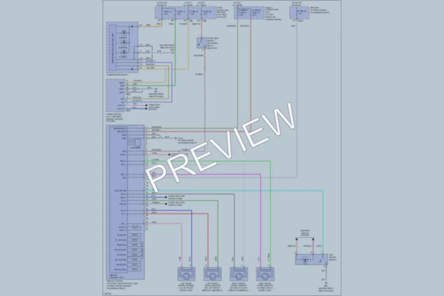 2008 Nissan Maxima Anti Lock Brakes wiring diagram preview